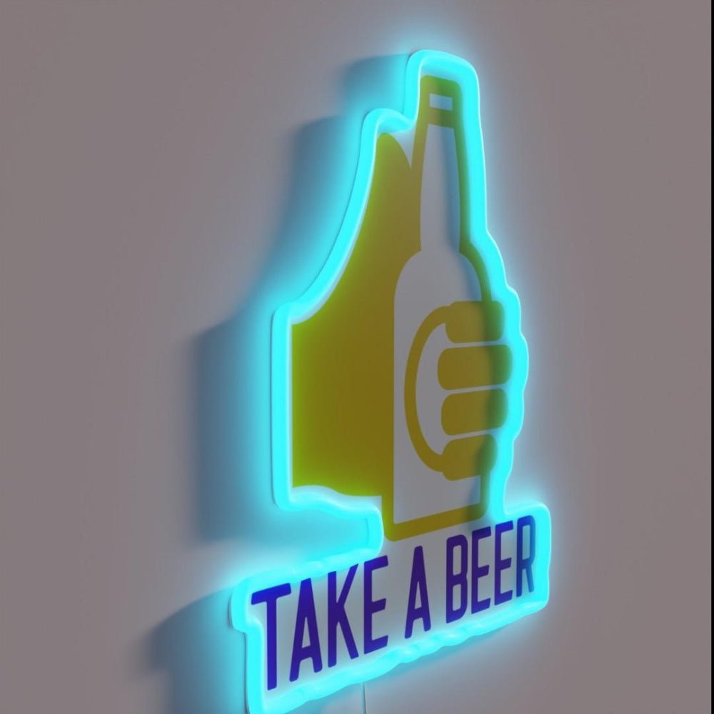 Take A Beer Rgb Led Neon Sign - Shineneon