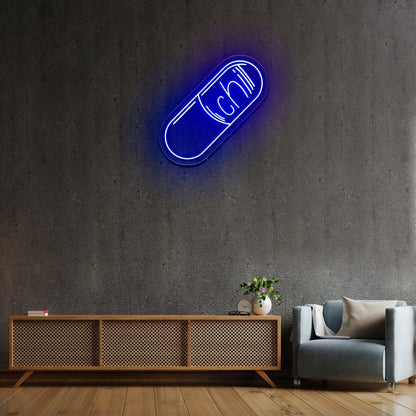 Take A Chill Pill Artistic Neon Signs - Shineneon