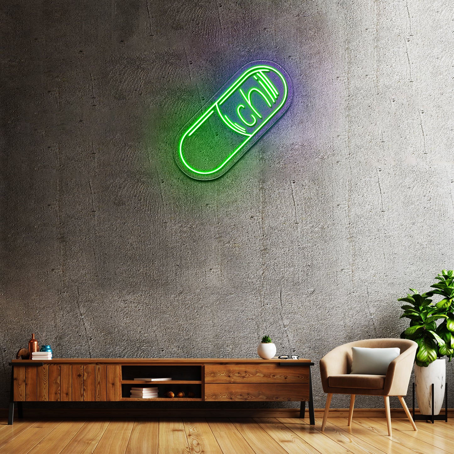 Take A Chill Pill Artistic Neon Signs