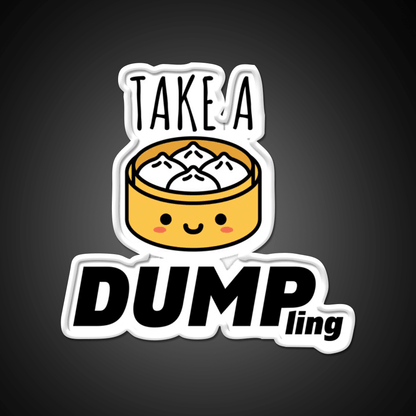 Take A Dumpling Led Neon Sign Chinese Food Rgb Color - Shineneon