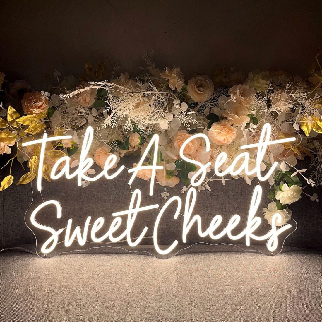 Take A Seat Sweet Cheeks Led Sign Business Neon Sign - Shineneon