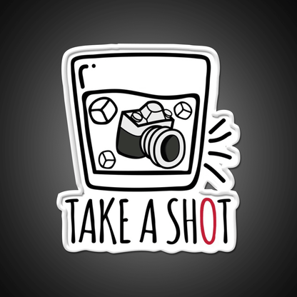 Take A Shot Party Drink Tequila Led Neon Sign Rgb Color - Shineneon