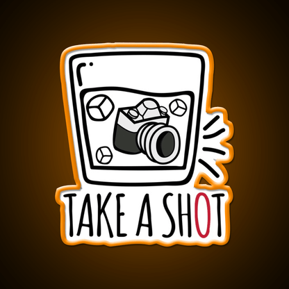 Take A Shot Party Drink Tequila Led Neon Sign Rgb Color - Shineneon