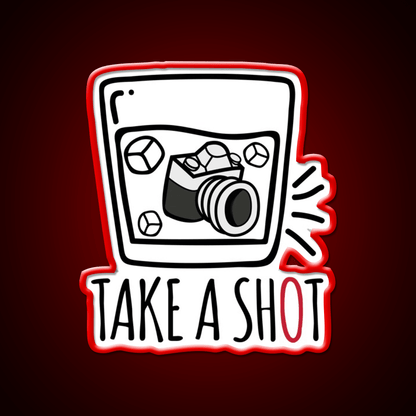 Take A Shot Party Drink Tequila Led Neon Sign Rgb Color - Shineneon