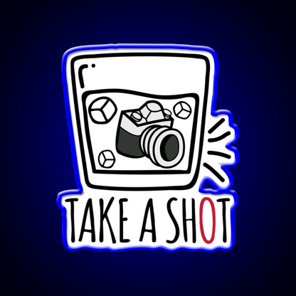 Take A Shot Party Drink Tequila Led Neon Sign Rgb Color - Shineneon