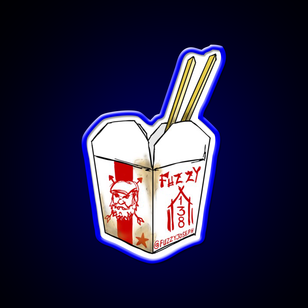 Take Away Led Neon Sign Chinese Food Rgb Color