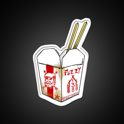 Take Away Led Neon Sign Chinese Food Rgb Color