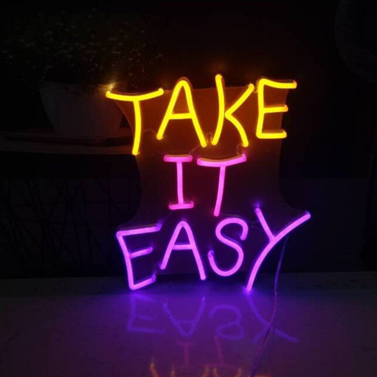 Take It Easy Led Neon Light Sign | Shineneon