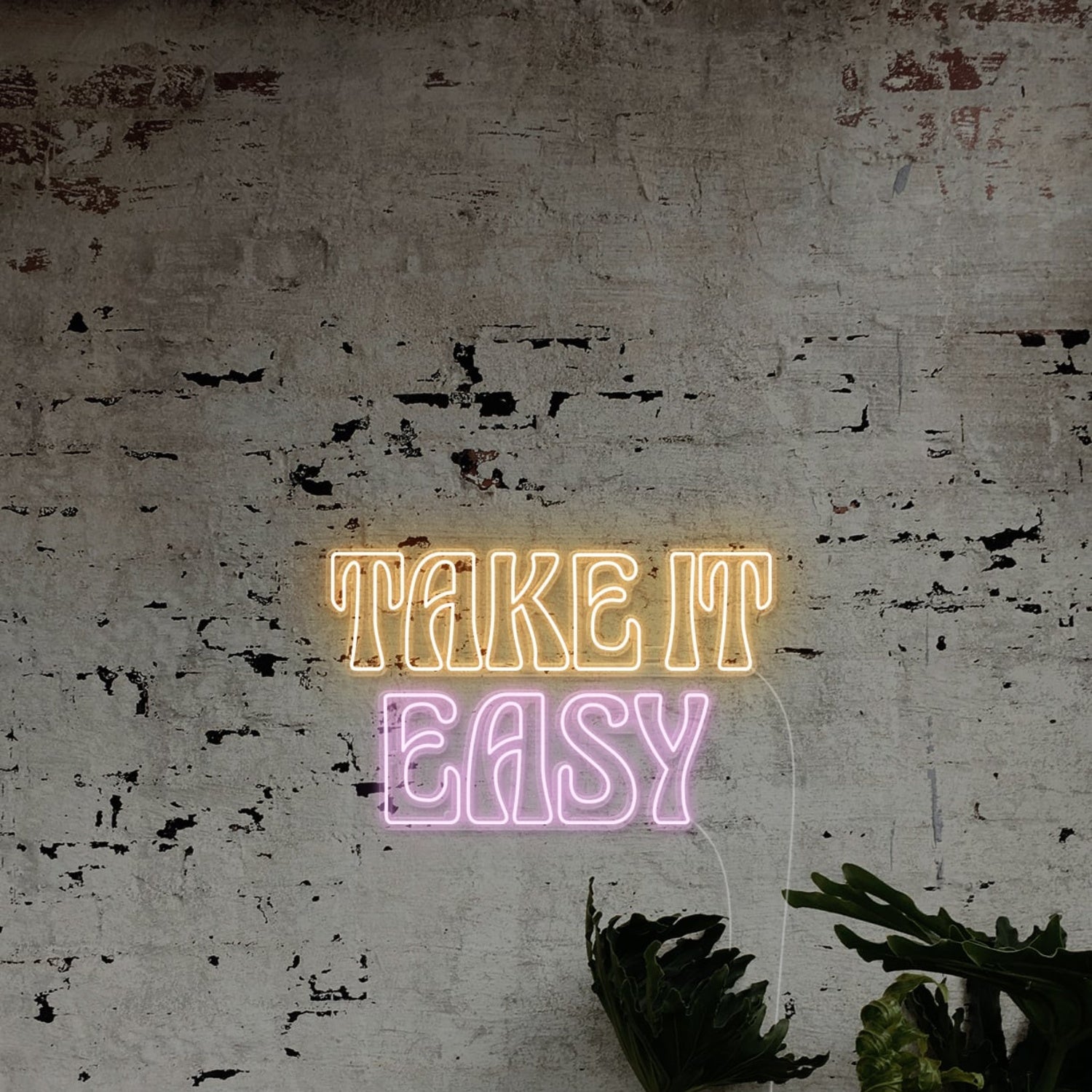 Take It Easy Led Neon Sign Wall Art | Shineneon
