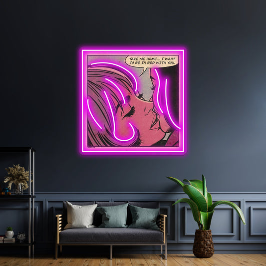 Take Me Home Artwork Neon Signs For Sale