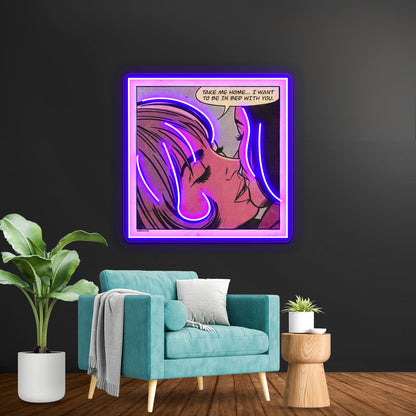 Take Me Home Artwork Neon Signs For Sale