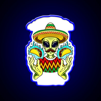 Take Me To Your Taco Led Neon Sign Mexican Food Sign Rgb Color - Shineneon
