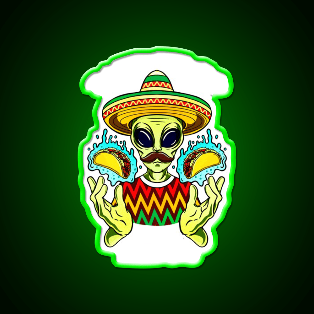 Take Me To Your Taco Led Neon Sign Mexican Food Sign Rgb Color - Shineneon