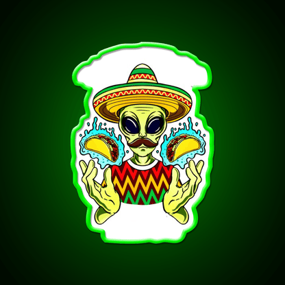 Take Me To Your Taco Led Neon Sign Mexican Food Sign Rgb Color - Shineneon