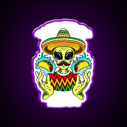 Take Me To Your Taco Led Neon Sign Mexican Food Sign Rgb Color - Shineneon