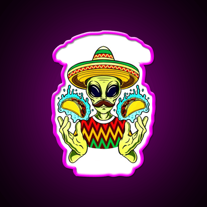 Take Me To Your Taco Led Neon Sign Mexican Food Sign Rgb Color - Shineneon