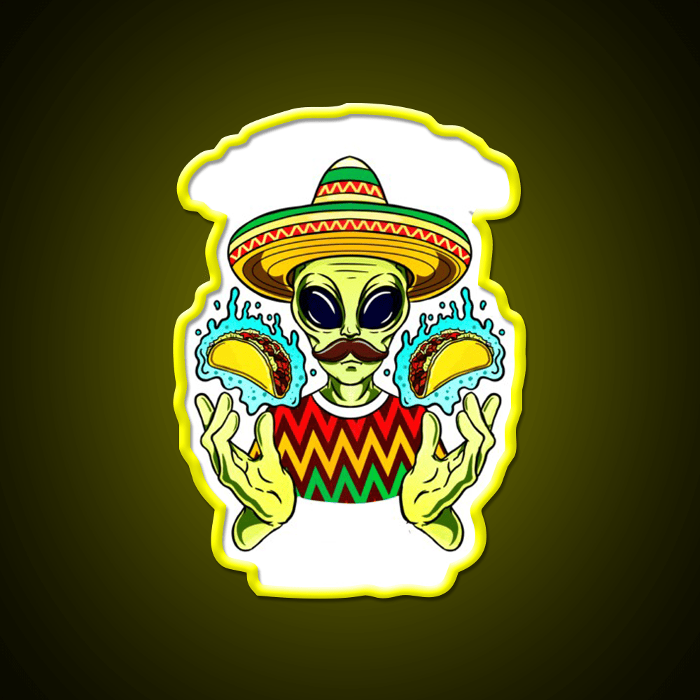 Take Me To Your Taco Led Neon Sign Mexican Food Sign Rgb Color - Shineneon