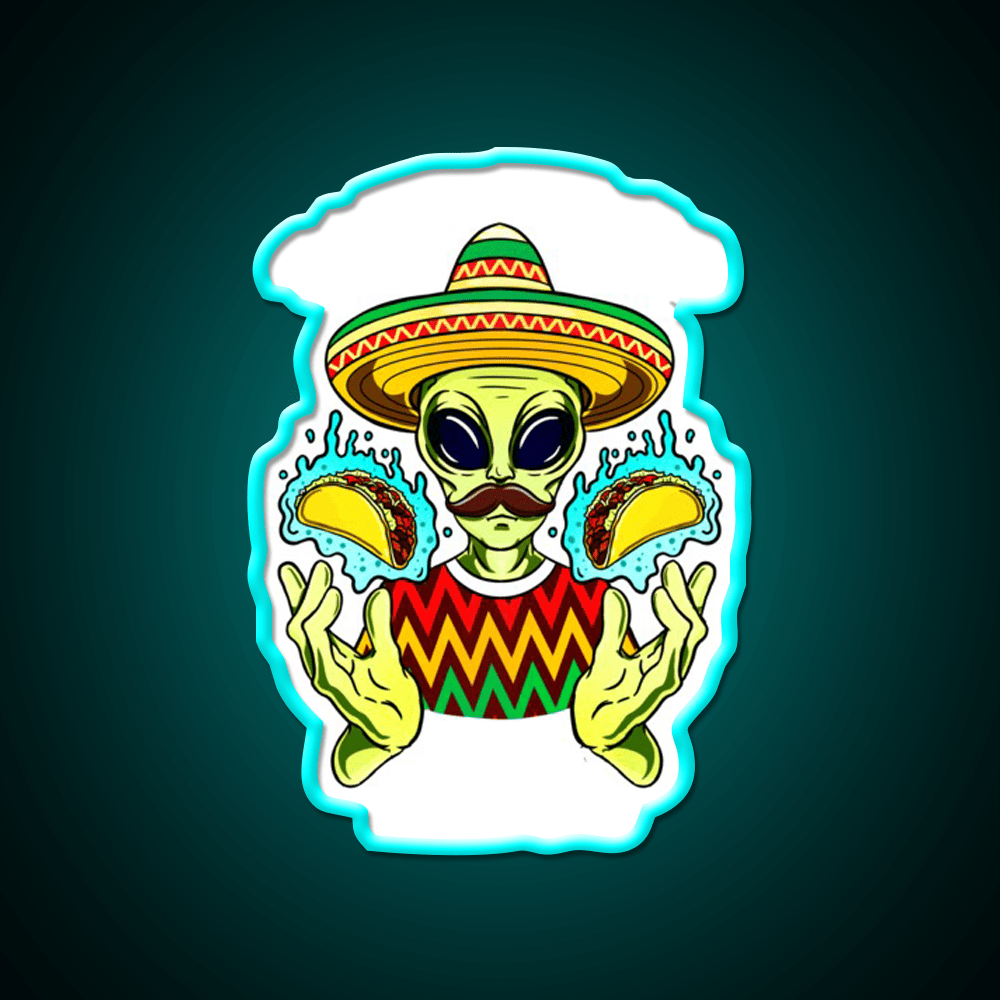 Take Me To Your Taco Led Neon Sign Mexican Food Sign Rgb Color - Shineneon