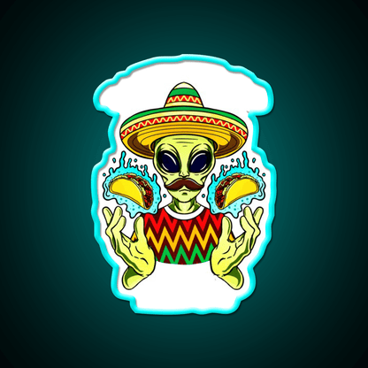 Take Me To Your Taco Led Neon Sign Mexican Food Sign Rgb Color - Shineneon