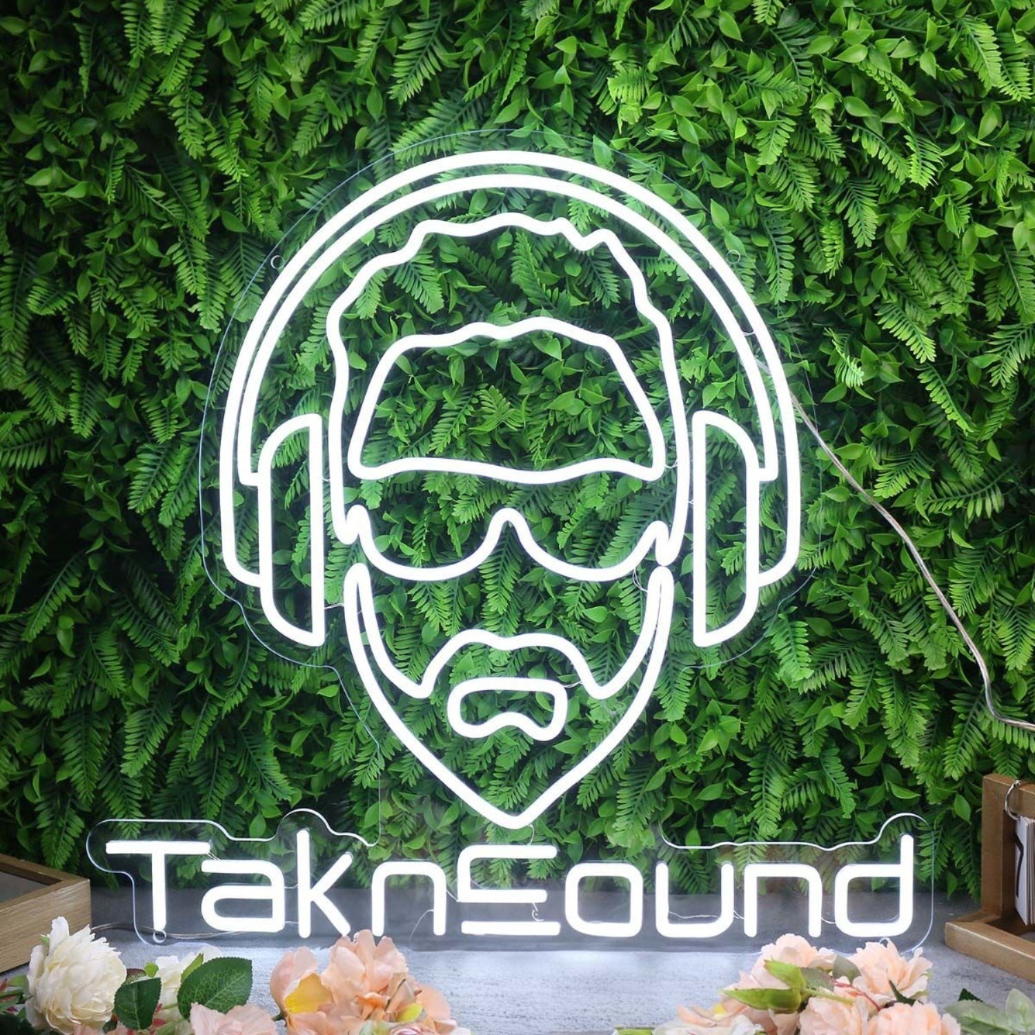Take Sound White Custom Led Neon Sign - Shineneon