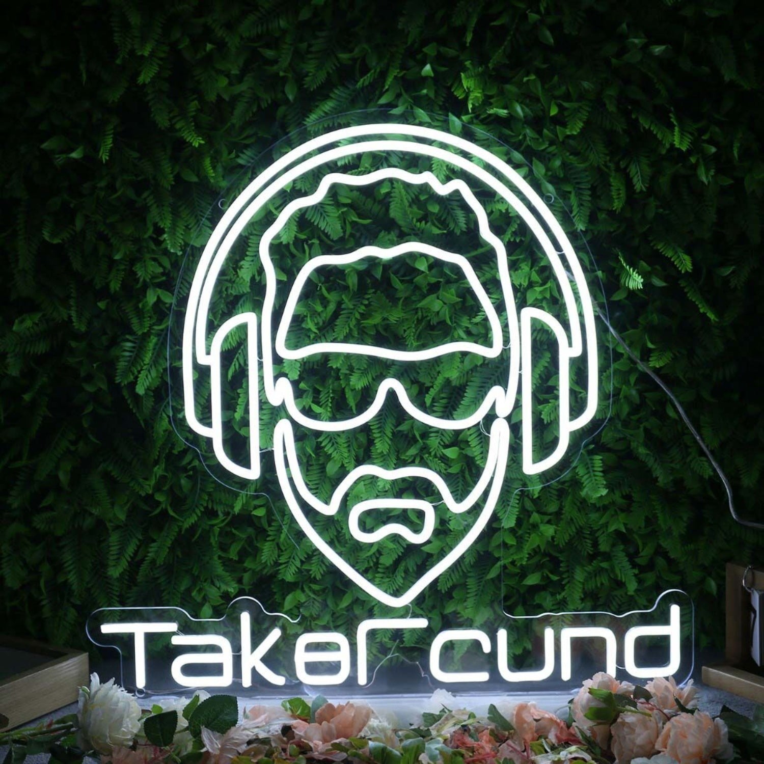 Take Sound White Custom Led Neon Sign - Shineneon