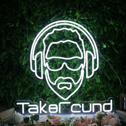 Take Sound White Custom Led Neon Sign - Shineneon