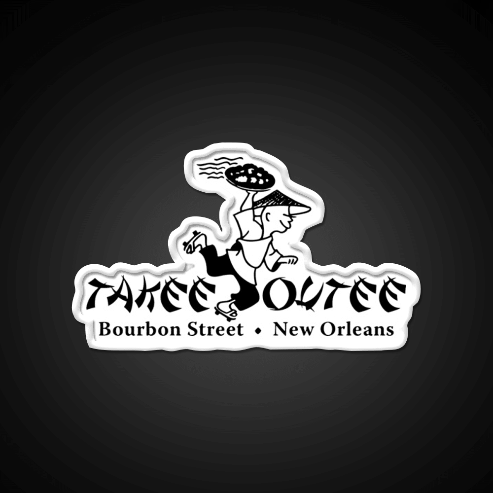 Takee Outee Led Neon Sign Chinese Food Rgb Color - Shineneon