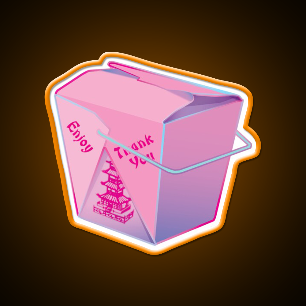 Takeout Dreams Led Neon Sign Chinese Food Rgb Color