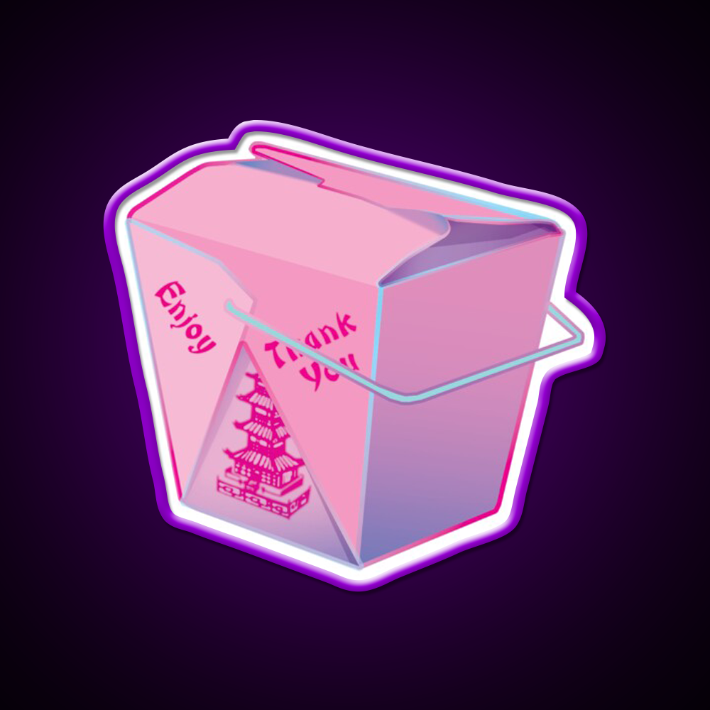 Takeout Dreams Led Neon Sign Chinese Food Rgb Color