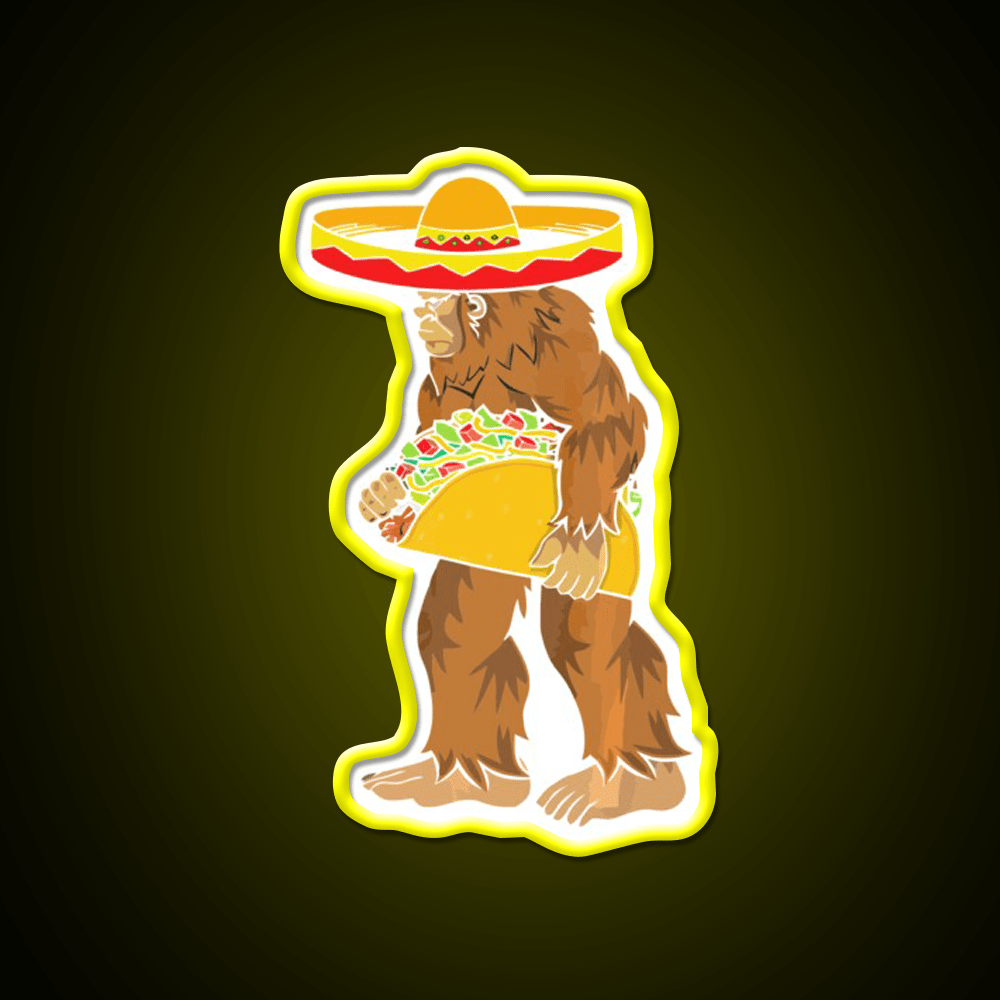 Taking Tacos Back Taco Led Neon Sign Mexican Food Sign Rgb Color - Shineneon