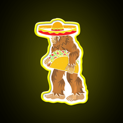 Taking Tacos Back Taco Led Neon Sign Mexican Food Sign Rgb Color - Shineneon