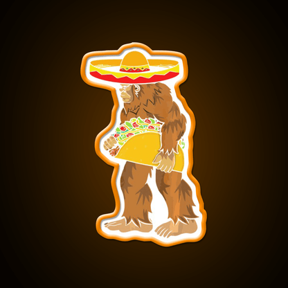 Taking Tacos Back Taco Led Neon Sign Mexican Food Sign Rgb Color - Shineneon