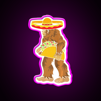 Taking Tacos Back Taco Led Neon Sign Mexican Food Sign Rgb Color - Shineneon