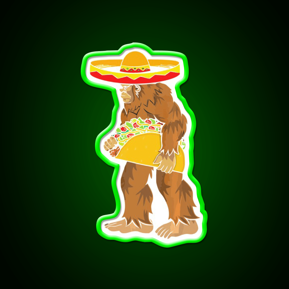 Taking Tacos Back Taco Led Neon Sign Mexican Food Sign Rgb Color - Shineneon