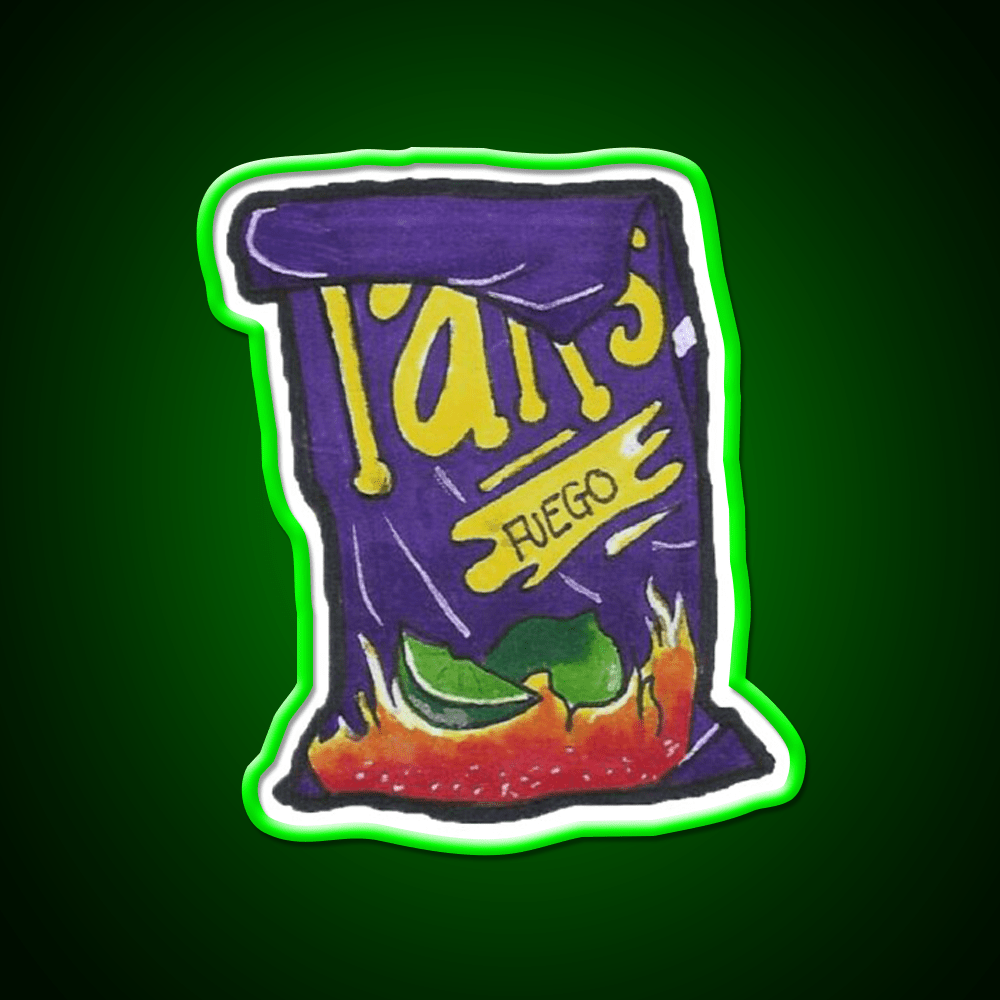 Takis Snack Food Led Neon Sign Rgb Color - Shineneon