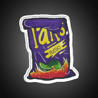 Takis Snack Food Led Neon Sign Rgb Color - Shineneon
