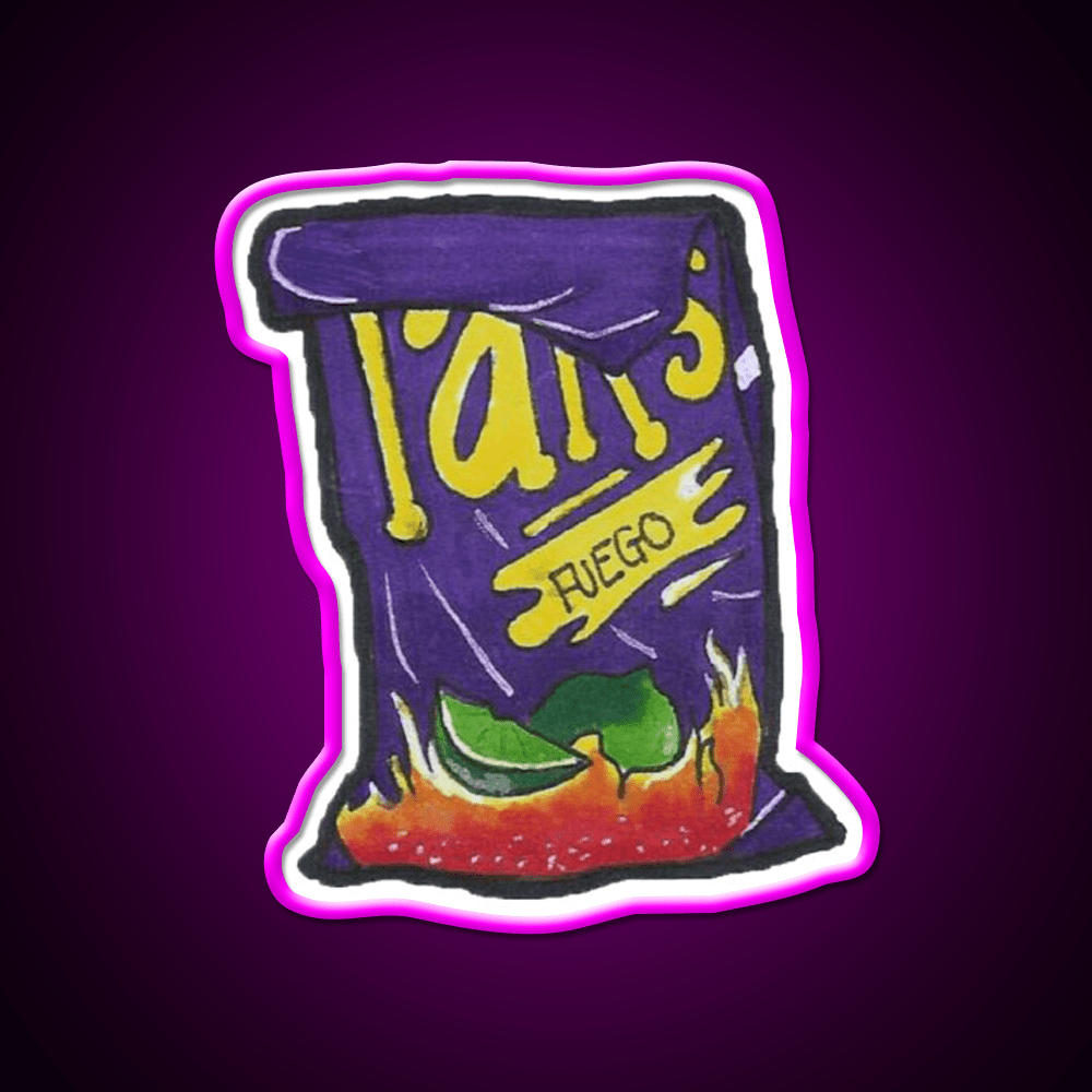 Takis Snack Food Led Neon Sign Rgb Color - Shineneon