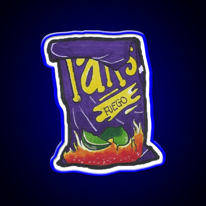 Takis Snack Food Led Neon Sign Rgb Color - Shineneon