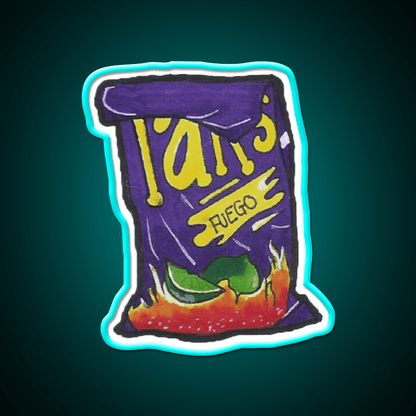 Takis Snack Food Led Neon Sign Rgb Color - Shineneon