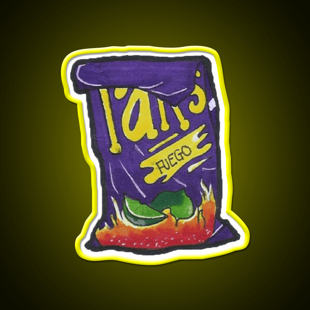 Takis Snack Food Led Neon Sign Rgb Color - Shineneon