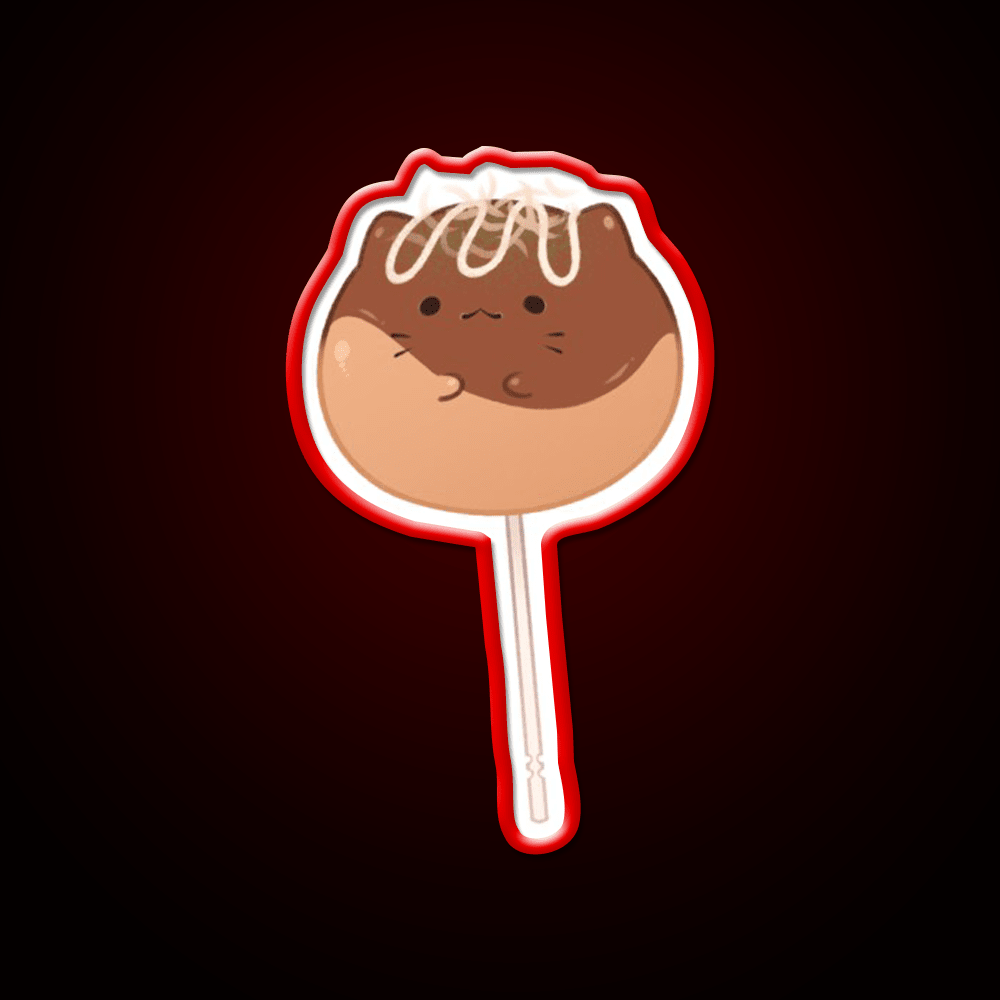 Takonyaki Snack Food Led Neon Sign Rgb Color - Shineneon