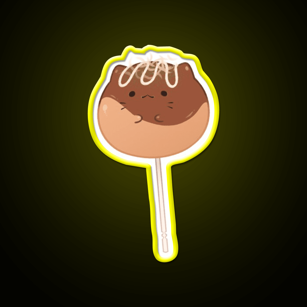 Takonyaki Snack Food Led Neon Sign Rgb Color - Shineneon