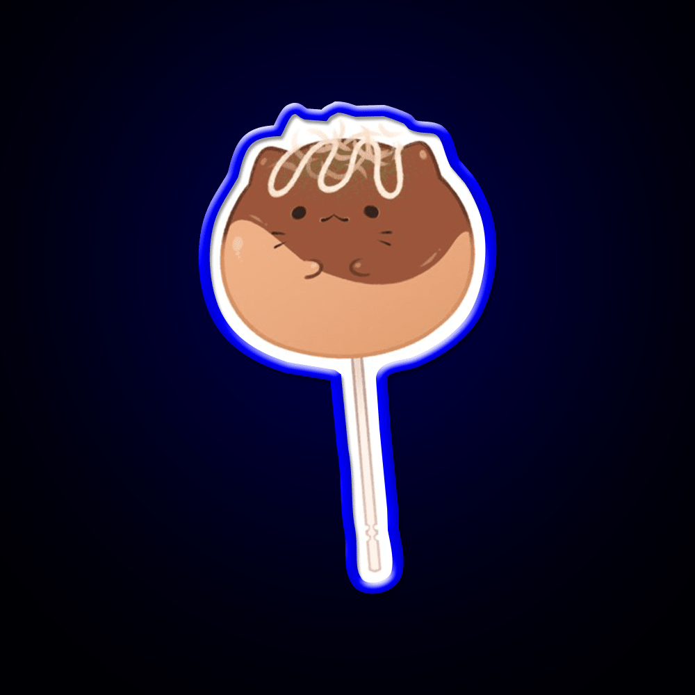 Takonyaki Snack Food Led Neon Sign Rgb Color - Shineneon