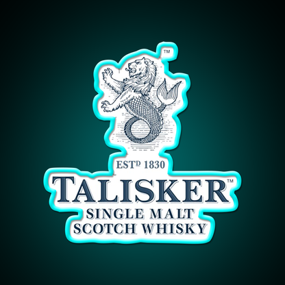 Talisker Drinks Whiskey Drink Bar Led Neon Sign Rgb Color