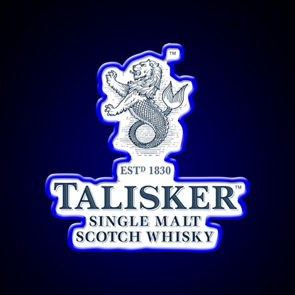Talisker Drinks Whiskey Drink Bar Led Neon Sign Rgb Color