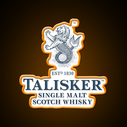 Talisker Drinks Whiskey Drink Bar Led Neon Sign Rgb Color