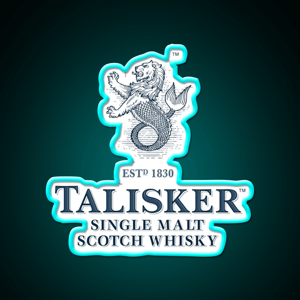 Talisker Drinks Whiskey Drink Bar Led Neon Sign Rgb Color - Shineneon