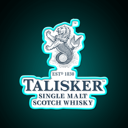 Talisker Drinks Whiskey Drink Bar Led Neon Sign Rgb Color - Shineneon