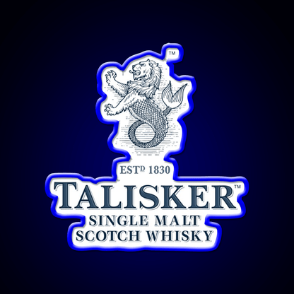 Talisker Drinks Whiskey Drink Bar Led Neon Sign Rgb Color - Shineneon