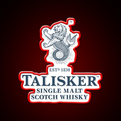 Talisker Drinks Whiskey Drink Bar Led Neon Sign Rgb Color - Shineneon